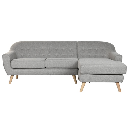 Sofá Home ESPRIT Gris Crema Scandi 226 x 144 x 84 cm
