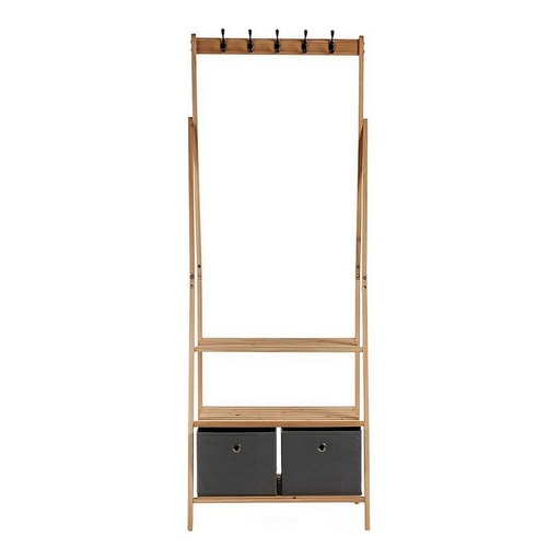 Coat Rack Kipit MH194001H Brown Grey Wood 40,5 x 175 x 67 cm
