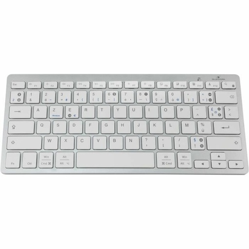 Teclado Bluetooth Bluestork KB-MINI-PC-MAC/FR Azerty Francés Blanco