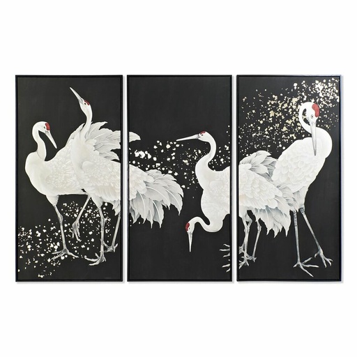 Canvas DKD Home Decor polystyrene Canvas 210 x 4 x 140 cm (3 Pieces)