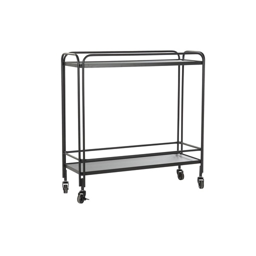 Recibidor DKD Home Decor Negro 80 x 28 x 80,5 cm